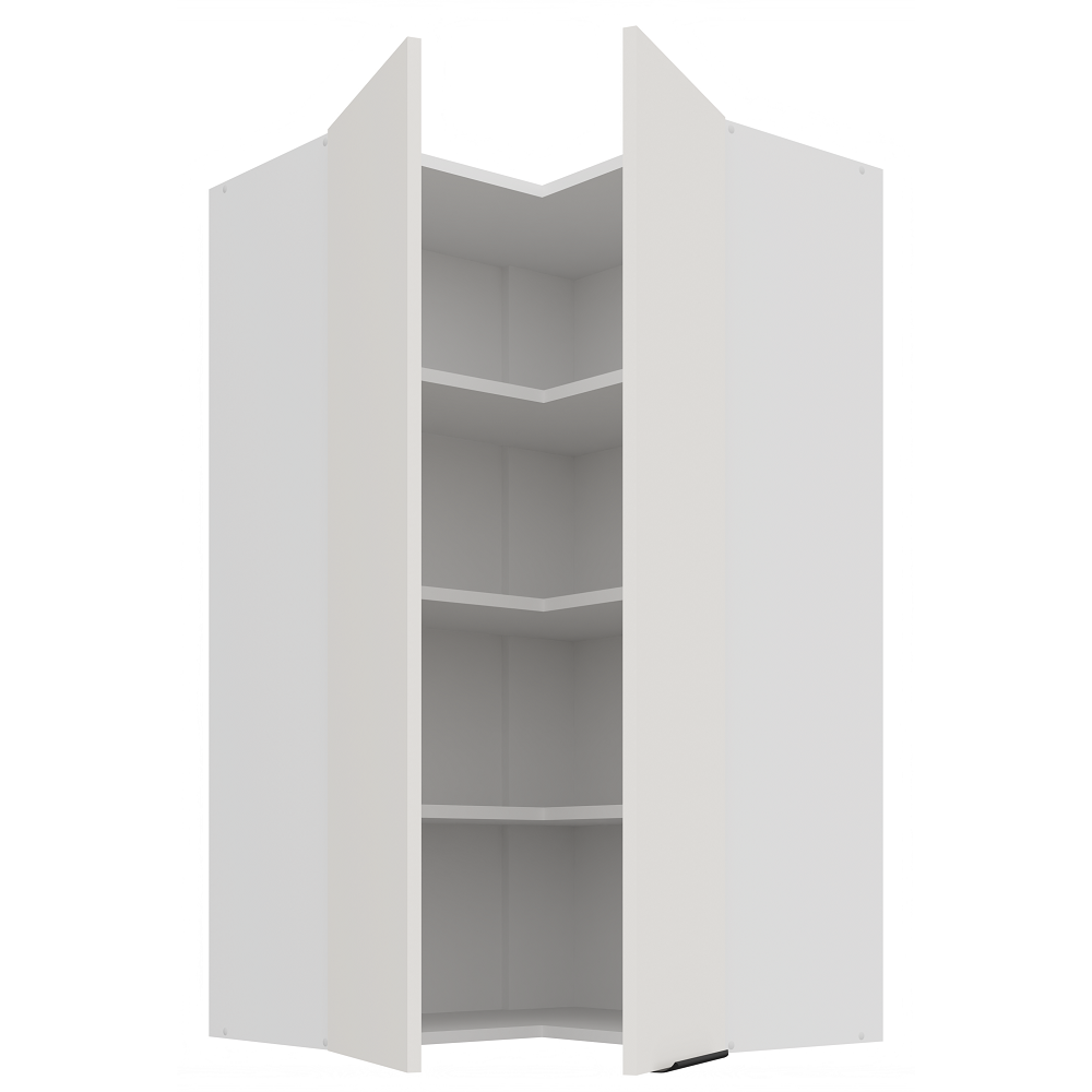 Pakabinama kampinė spintelė (60x60/108) - 90° 1 Pakabinama kampinė spintelė (60x60/108) - 90° 1