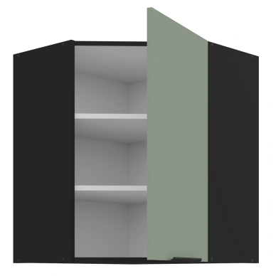 Pakabinama kampinė spintelė (60x60/72) - 45° 1 Pakabinama kampinė spintelė (60x60/72) - 45° 1