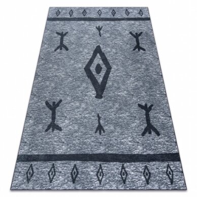 ANTIKA kilimas 119 tek, modernus actekas, plaunamas - pilka ANTIKA kilimas 119 tek, modernus actekas, plaunamas - pilka