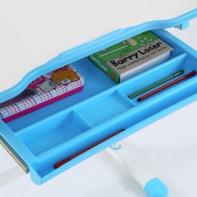 Augantis vaikiškas rašomasis stalas ir kėdė "COMFORTLINE ", mėlynas 6