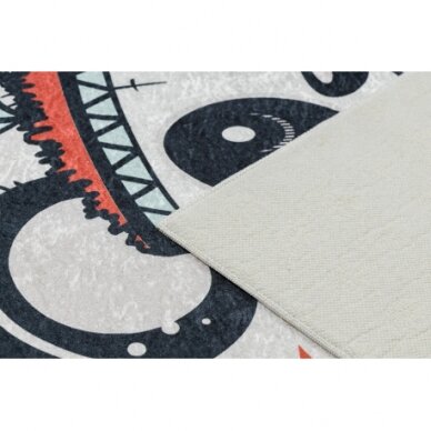 BAMBINO 1129 plaunamas kilimas panda vaikams neslystantis - kremas 1 BAMBINO 1129 plaunamas kilimas panda vaikams neslystantis - kremas 1