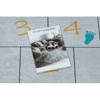 BAMBINO 43092 plaunamas kilimas Gyvūnai, vaivorykštė, neslystantis - rožinis / geltona 2 BAMBINO 43092 plaunamas kilimas Gyvūnai, vaivorykštė, neslystantis - rožinis / geltona 2