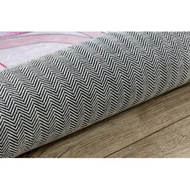 BAMBINO 48060 plaunamas kilimas Princesė, žvaigždės, neslystantis - rožinis 4 BAMBINO 48060 plaunamas kilimas Princesė, žvaigždės, neslystantis - rožinis 4