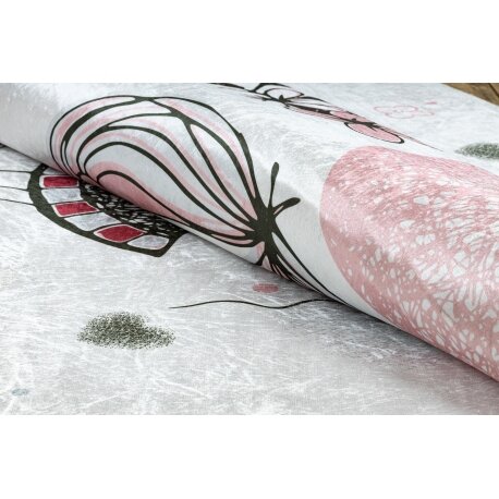BAMBINO 2644 plaunamas kilimas Maža mergaitė, vienaragis, neslystantis - baltas / rožinis 3 BAMBINO 2644 plaunamas kilimas Maža mergaitė, vienaragis, neslystantis - baltas / rožinis 3