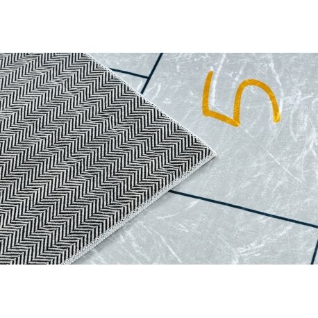 BAMBINO 43092 plaunamas kilimas Gyvūnai, vaivorykštė, neslystantis - rožinis / geltona 3