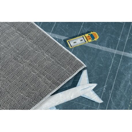 BAMBINO 46990 plaunamas kilimas Oro uostas, lėktuvai neslystantis - žalias / pilka 3 BAMBINO 46990 plaunamas kilimas Oro uostas, lėktuvai neslystantis - žalias / pilka 3