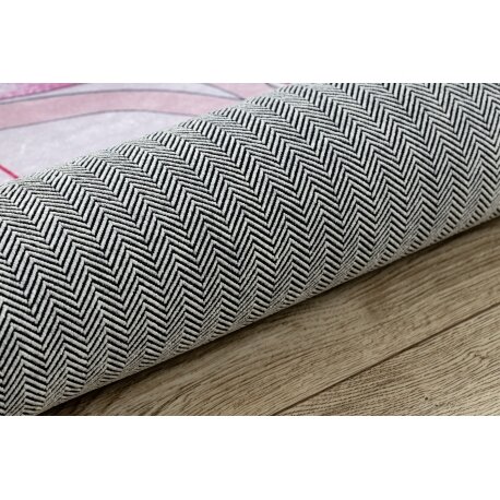 BAMBINO 48060 plaunamas kilimas Princesė, žvaigždės, neslystantis - rožinis 4