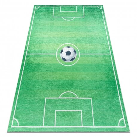 BAMBINO 9731 plaunamas kilimas Aikštė, futbolas, neslystantis - žalias BAMBINO 9731 plaunamas kilimas Aikštė, futbolas, neslystantis - žalias