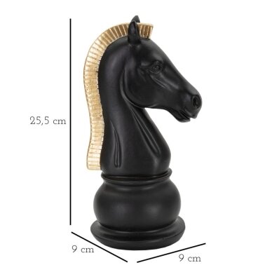 Dekoratyvinė figūrėlė CAVALLO NERO E ORO 6 Dekoratyvinė figūrėlė CAVALLO NERO E ORO 6