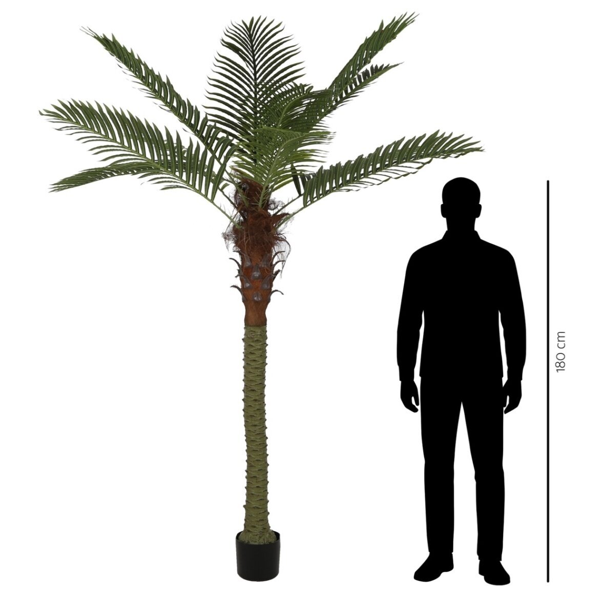Dirbtinė palmė ant kamieno 250 cm 2