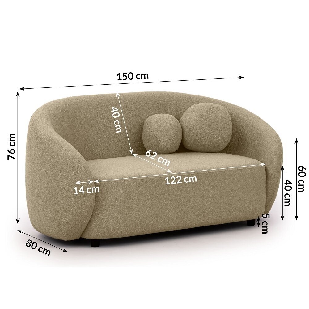 Dvivietė sofa "BLOOM" 3