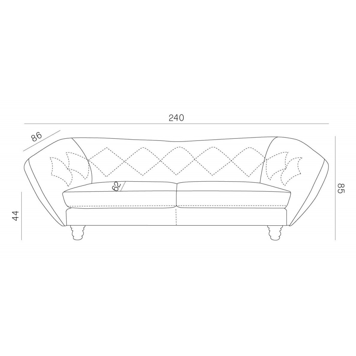 Trivietė sofa 5