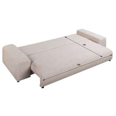 Keturvietė sofa lova "JUSTIN" 12