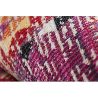 Modernus kilimas MUNDO D7701 rombiniai, boho lauko rožinė / smėlio spalvos 3 Modernus kilimas MUNDO D7701 rombiniai, boho lauko rožinė / smėlio spalvos 3
