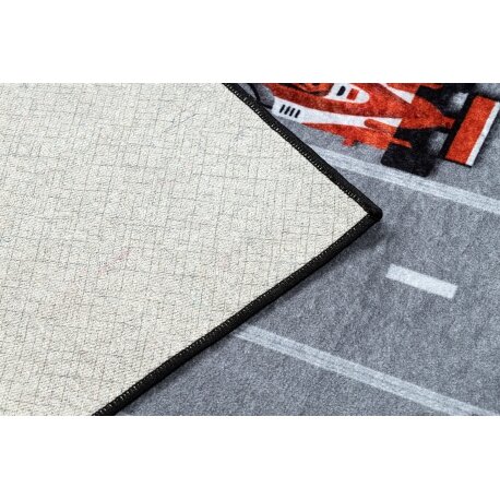 JUNIOR 52108.801 plaunamas kilimas Lenktynės, formulė 1 vaikams neslystantis - pilka 1 JUNIOR 52108.801 plaunamas kilimas Lenktynės, formulė 1 vaikams neslystantis - pilka 1