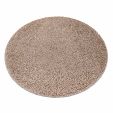 Kilimas SOFFI Apskritas kilimas 5cm smėlio spalvos