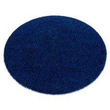 Kilimas SOFFI Apskritas kilimas 5cm tamsiai mėlyna