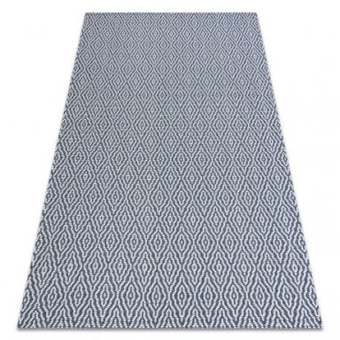 Kilimas CASA Ekologiškas, Eko sizalis Boho Rombai 22084 tamsiai mėlyna / kreminė, perdirbta medvilnė Kilimas CASA Ekologiškas, Eko sizalis Boho Rombai 22084 tamsiai mėlyna / kreminė, perdirbta medvilnė