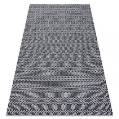 Kilimas CASA Ekologiškas, Eko sizalis Boho Tinklelis 22075 juoda / pilka, perdirbta medvilnė Kilimas CASA Ekologiškas, Eko sizalis Boho Tinklelis 22075 juoda / pilka, perdirbta medvilnė