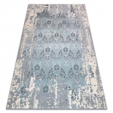 Kilimas CORE W3824 Ornamentas Senovinis - Struktūrinis, dviejų sluoksnių vilna, šviesiai mėlyna / kreminė / pilka Kilimas CORE W3824 Ornamentas Senovinis - Struktūrinis, dviejų sluoksnių vilna, šviesiai mėlyna / kreminė / pilka