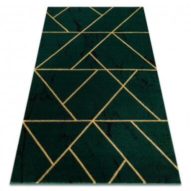 Kilimas EMERALD išskirtinis 1012 glamour, stilingas geometrinis, marmuras žalias / auksas Kilimas EMERALD išskirtinis 1012 glamour, stilingas geometrinis, marmuras žalias / auksas