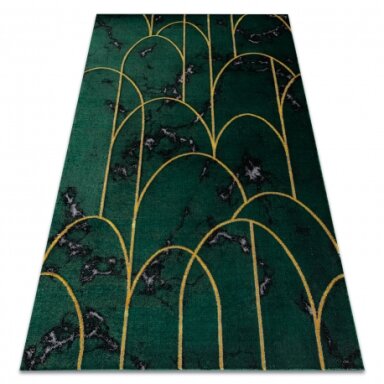 Kilimas EMERALD išskirtinis 1016 glamour, stilingas art deco, marmuras žalias / auksas Kilimas EMERALD išskirtinis 1016 glamour, stilingas art deco, marmuras žalias / auksas