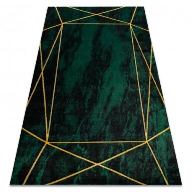 Kilimas EMERALD išskirtinis 1022 glamour, stilingas geometrinis, marmuras žalias / auksas Kilimas EMERALD išskirtinis 1022 glamour, stilingas geometrinis, marmuras žalias / auksas