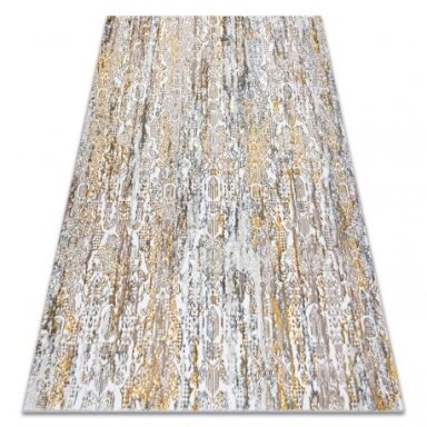 Kilimas GLOSS Šiuolaikinis 8487 63 Ornamentas, stilingas, glamour auksas / smėlio spalvos Kilimas GLOSS Šiuolaikinis 8487 63 Ornamentas, stilingas, glamour auksas / smėlio spalvos