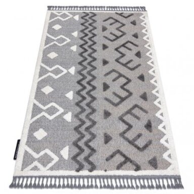 Kilimas MAROC P659 Aztec, etno pilka kutai berberinis marokietiškas Kilimas MAROC P659 Aztec, etno pilka kutai berberinis marokietiškas