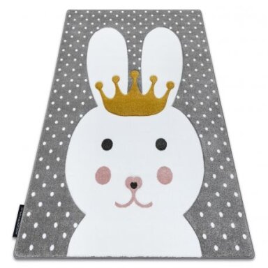 Kilimas PETIT BUNNY triušis pilka