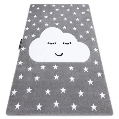 Kilimas PETIT CLOUD debesys Žvaigždės, pilkas Kilimas PETIT CLOUD debesys Žvaigždės, pilkas