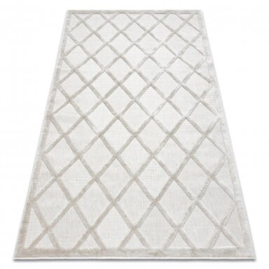 Kilimas SANTO sizalio virvelės 58365B grotelės, trellis smėlio spalvos Kilimas SANTO sizalio virvelės 58365B grotelės, trellis smėlio spalvos