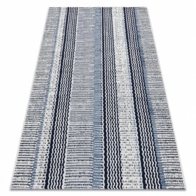 Kilimas sizalio virvelės COLOR 47276/396 Dryžiai Balta Kilimas sizalio virvelės COLOR 47276/396 Dryžiai Balta