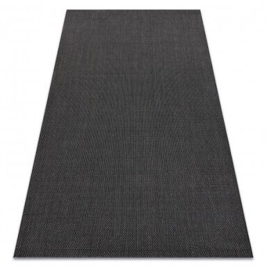 Kilimas sizalio virvelės FLAT 48663/090 juoda Kilimas sizalio virvelės FLAT 48663/090 juoda