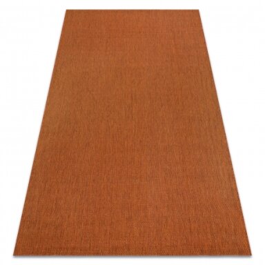 Kilimas sizalio virvelės FLAT 48663/120 oranžinė Kilimas sizalio virvelės FLAT 48663/120 oranžinė