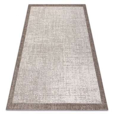 Kilimas sizalio virvelės FLOORLUX 20401 Rėmelis šampanas / taupe Kilimas sizalio virvelės FLOORLUX 20401 Rėmelis šampanas / taupe