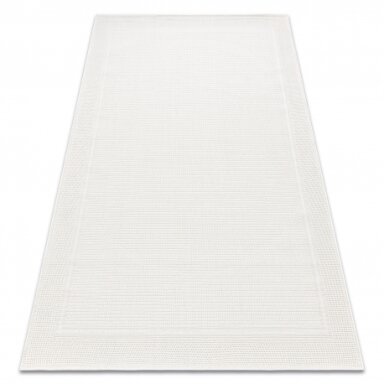 Kilimas TIMO 5979 sizalio rėmelis baltas Kilimas TIMO 5979 sizalio rėmelis baltas