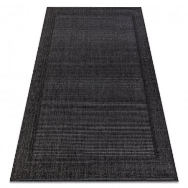Kilimas TIMO 5979 sizalio rėmelis juoda Kilimas TIMO 5979 sizalio rėmelis juoda