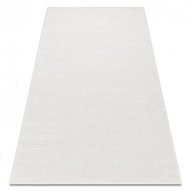 Kilimas TIMO 6272 sizalio lauke baltas Kilimas TIMO 6272 sizalio lauke baltas