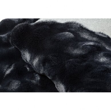 Kilimas BUBBLE black 25 TRIUŠIO KAILIŲ IMITACIJA 3D struktūrinis 3 Kilimas BUBBLE black 25 TRIUŠIO KAILIŲ IMITACIJA 3D struktūrinis 3