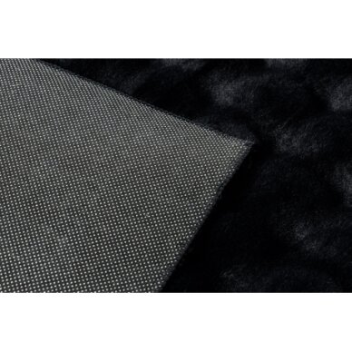 Kilimas BUBBLE black 25 TRIUŠIO KAILIŲ IMITACIJA 3D struktūrinis 3 Kilimas BUBBLE black 25 TRIUŠIO KAILIŲ IMITACIJA 3D struktūrinis 3