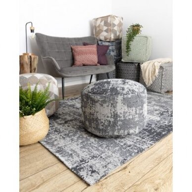 Kilimas CASA Ekologiškas, Eko sizalis Boho išskalbtas, Senovinis 2809 pilka / antracitas, perdirbta medvilnė 1 Kilimas CASA Ekologiškas, Eko sizalis Boho išskalbtas, Senovinis 2809 pilka / antracitas, perdirbta medvilnė 1