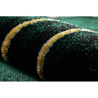 Kilimas EMERALD išskirtinis 1022 glamour, stilingas geometrinis, marmuras žalias / auksas 3
