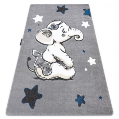 Kilimas PETIT ELEPHANT dramblys, Žvaigždės Kilimas PETIT ELEPHANT dramblys, Žvaigždės