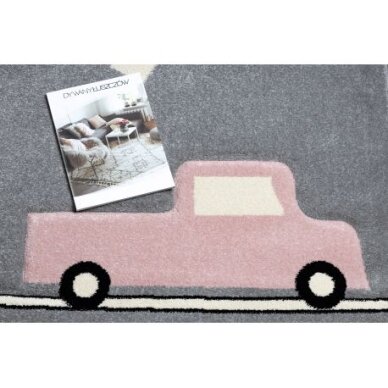 Kilimas PETIT TOYS žaislai, automobiliai pilka 1