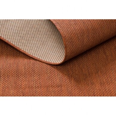 Kilimas sizalio virvelės FLAT 48663/120 oranžinė 2 Kilimas sizalio virvelės FLAT 48663/120 oranžinė 2