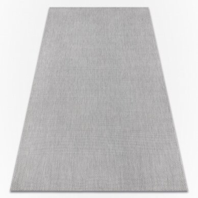 Kilimas sizalio virvelės FLAT 48663/320 pilka