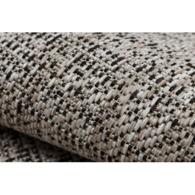 Kilimas sizalio virvelės FLOORLUX 20389 sidabras / juoda mélange 3