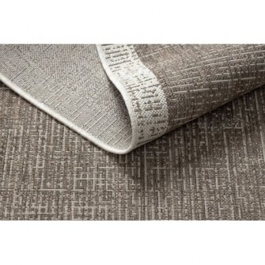 Kilimas sizalio virvelės FLOORLUX 20401 Rėmelis taupe / šampanas 2