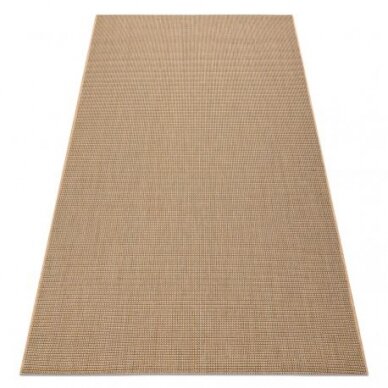 Kilimas sizalio virvelės FLOORLUX 20580 sklandžiai, vienodas, vienspalvis - natural / kava Kilimas sizalio virvelės FLOORLUX 20580 sklandžiai, vienodas, vienspalvis - natural / kava